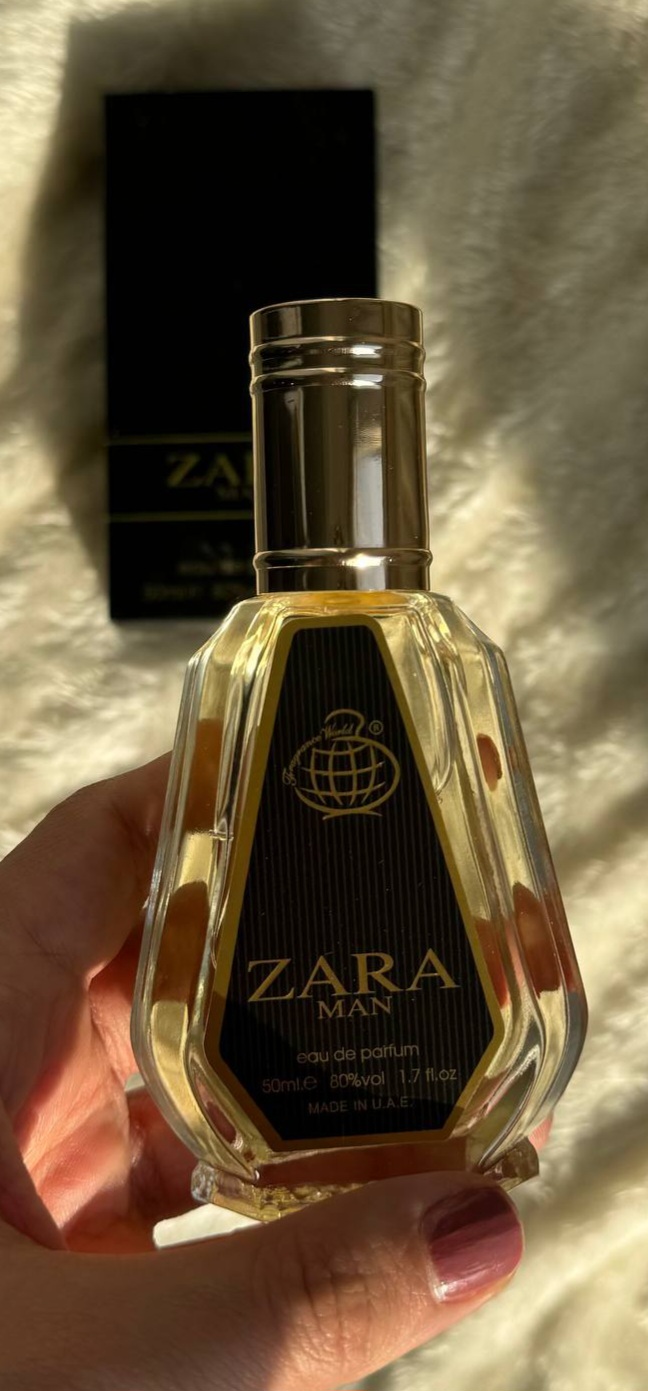 ادو پرفیوم زارا من فرگرنس ورد ۵۰ میل Fragrance World ZARA MAN Eau De Parfum 50ml