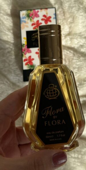 ادو پرفیوم زنانه فلورا بای فلورا فرگرنس ورد ۵۰ میل (مشابه گوچی فلورا) Fragrance World Flora By Flora Eau De Parfum 50ml